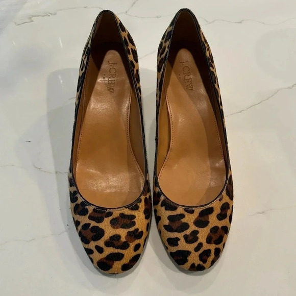 J. Crew Heels in Calf Hair - Picture 3 of 7